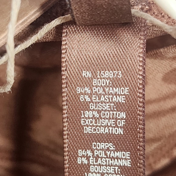 SKIMS ( Latte Swirl-RARE) Summer Mesh Mock Neck Bodysuit -NWT/XXS, 3X - Picture 10 of 15